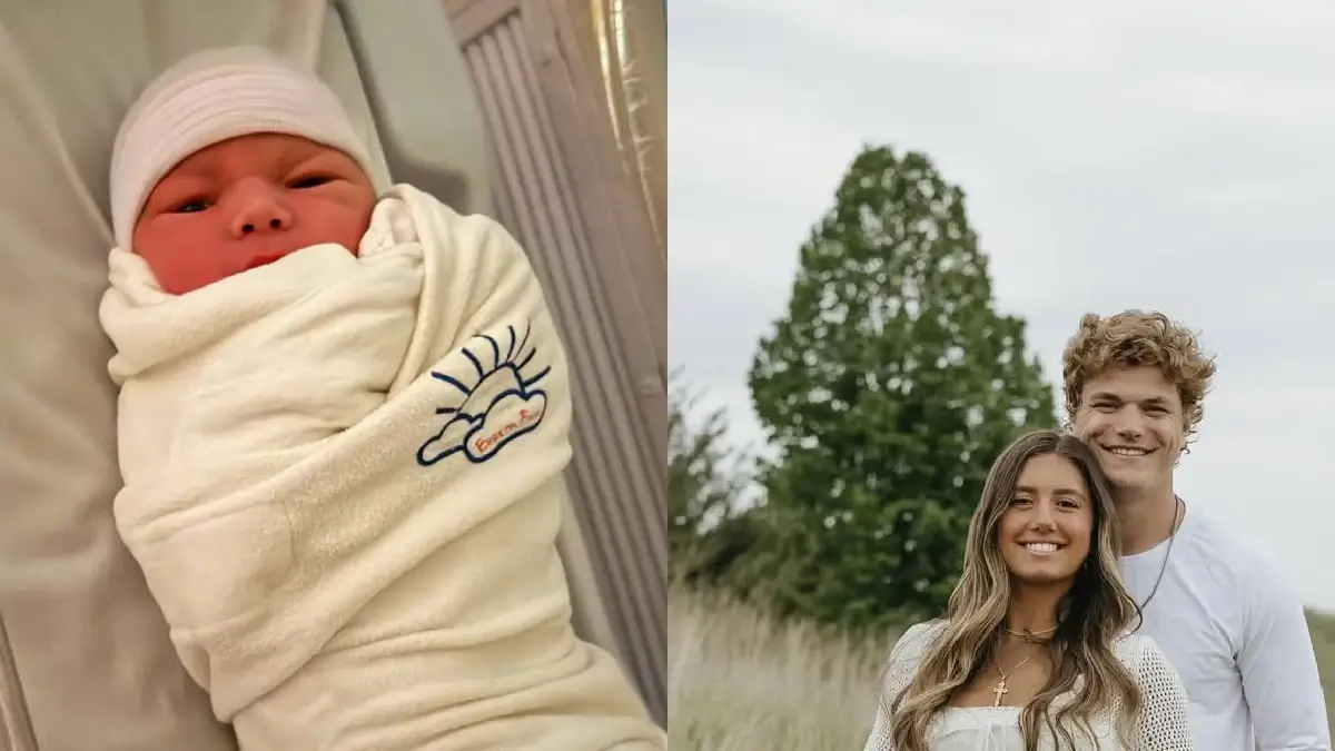 Katya Kuropas and J.J. McCarthy Welcome Son Rome, Fans Cheer